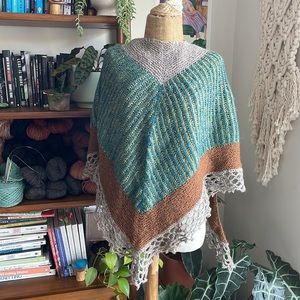 Boho Brioche shawl